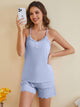 Ribbed Scoop Neck Top and Shorts Lounge Set Trandify Deal