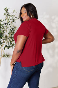 Basic Bae Full Size Round Neck Short Sleeve T-Shirt Trandify deal