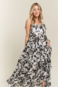 ADORA Ruffled Tiered Scoop Neck Cami Dress Trandify Deal