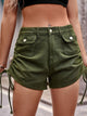Drawstring Denim Shorts with Pockets Trandify deal