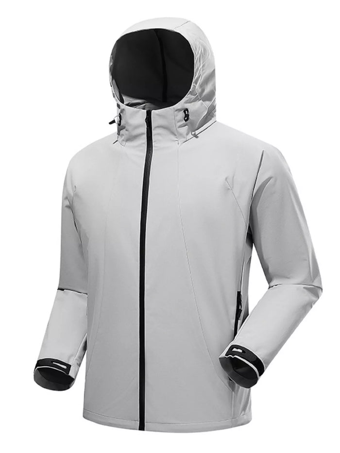 Men's Lightweight Windproof Jacket with Hood | Outdoor Coat