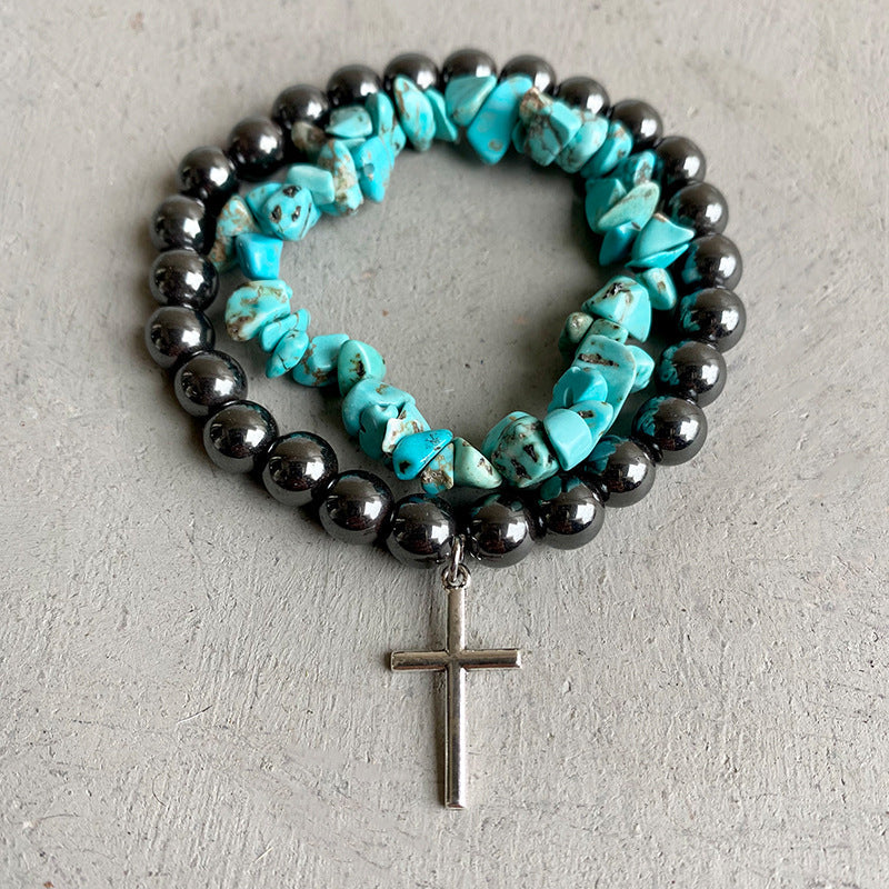 Turquoise Alloy Bracelet Trandify Deal