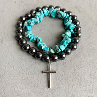 Turquoise Alloy Bracelet Trandify Deal