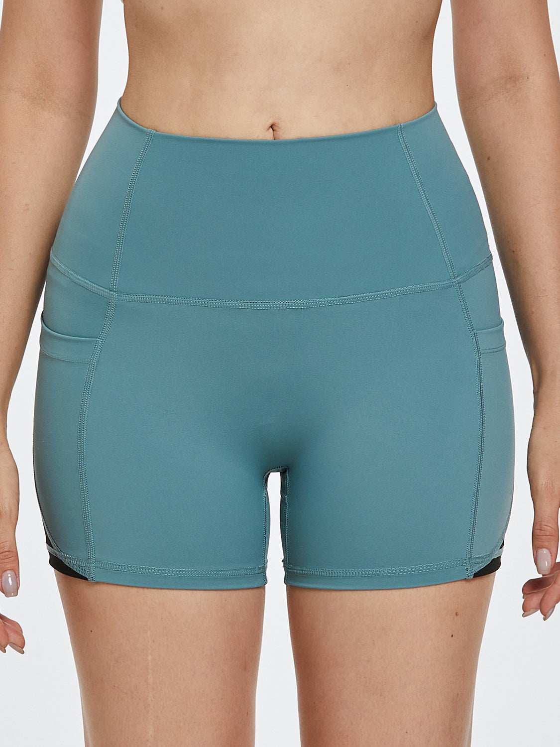 High Waist Active Shorts Trandify deal