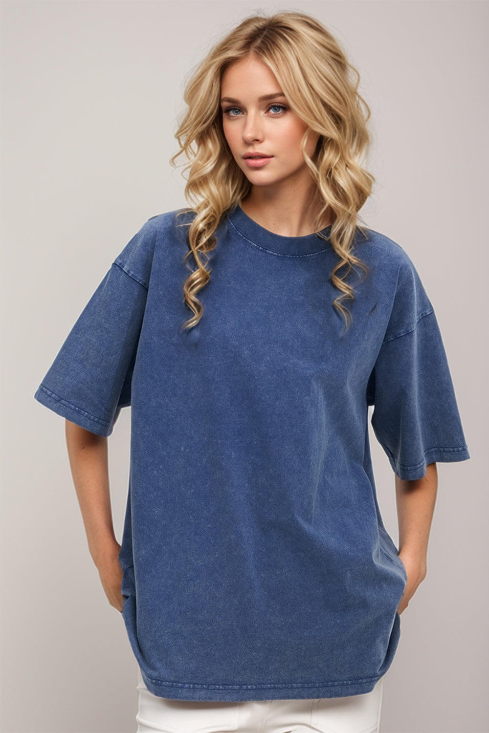 Basic Bae Round Neck Half Sleeve T-Shirt Trandify Deal