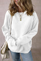 Round Neck Long Sleeve Sweatshirt Trandify Deal