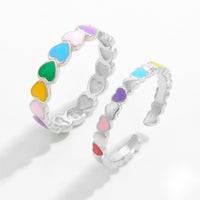 925 Sterling Silver Drip Oil Heart Ring Trandify Deal