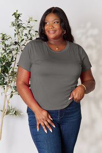 Basic Bae Full Size Round Neck Short Sleeve T-Shirt Trandify deal