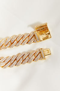 Alloy Inlaid Zircon Bracelet Trandify deal