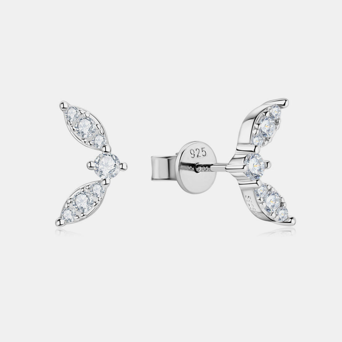 Moissanite 925 Sterling Silver Stud Earrings Trandify deal