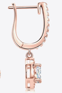 2 Carat Moissanite 925 Sterling Silver Drop Earrings Trandify deal