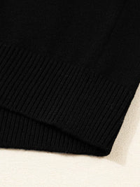 Women's Color Block Drop Shoulder Sweater | Casual Comfort