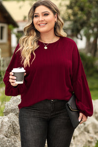 Plus Size Round Neck Dropped Shoulder T-Shirt Trandify deal