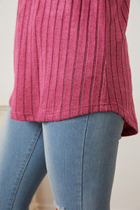 Basic Bae Full Size Ribbed Thumbhole Sleeve T-Shirt Trandify Deal