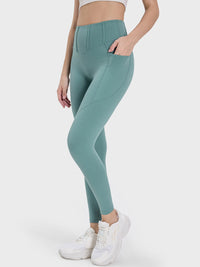 Millennia Pocketed High Waist Active Leggings Trandify deal
