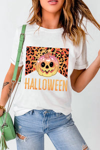 Graphic Round Neck Short Sleeve T-Shirt - Trandify Deal