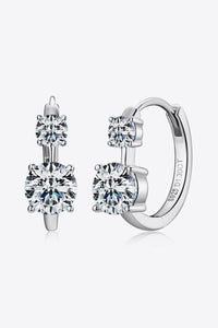 1.3 Carat Moissanite 925 Sterling Silver Earrings Trandify Deal