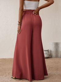 Perfee Frill Tied Wide Leg Pants Trandify Deal