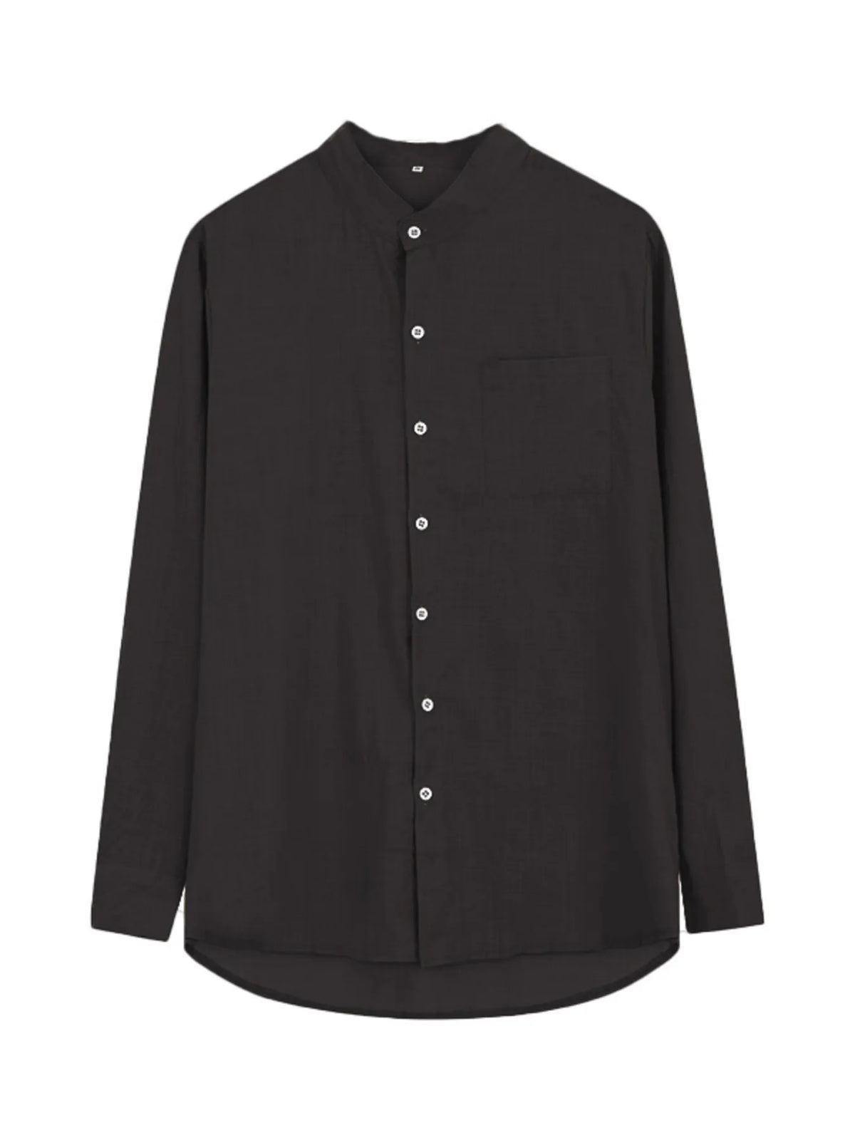 Premium stretch fabric men’s dress shirt with chest pocket – Trendy menswear essential