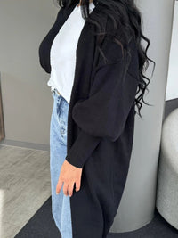Perfee Open Front Dropped Shoulder Cardigan Trandify Deal