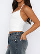 Lace Detail Halter Neck Cami Trandify deal