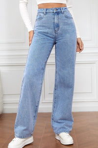 High Waist Straight Jeans Trandify deal