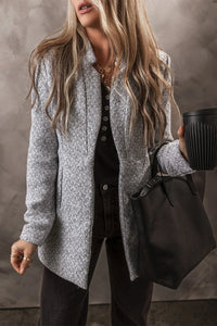 Open Front Long Sleeve Jacket Trandify Deal