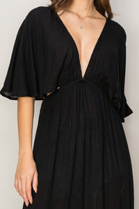 HYFVE Tie Back Maxi Split Cover Up Dress Trandify deal