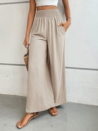 Perfee Wide Leg Pants with Pockets Trandify Deal