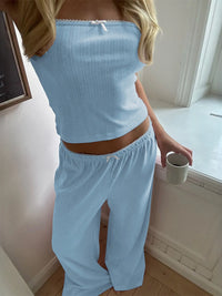 Soft Stretchy Two-Piece Outfit for Women – Casual Chic Loungewear