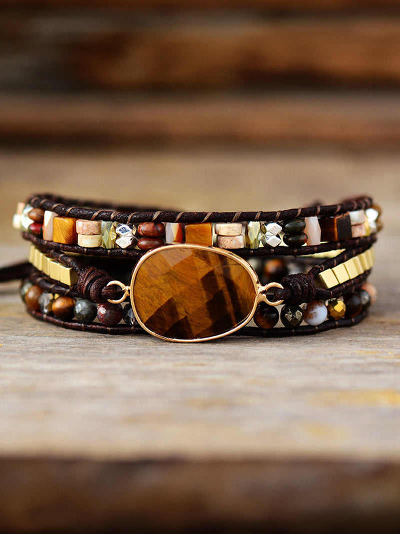 Geometrical Shape Triple-Layer Bracelet Trandify Deal