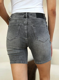Judy Blue Full Size High Waist Washed Denim Shorts Trandify Deal