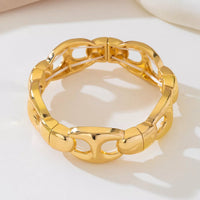 18K Gold-Plated Chain Link Bracelet for Women | Dainty Jewelry