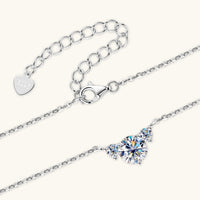 1.2 Carat Moissanite 925 Sterling Silver Necklace Trandify Deal