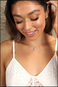 Adored Moissanite 925 Sterling Silver Necklace Trandify Deal