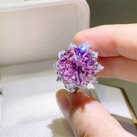 10 Carat Moissanite Zircon 925 Sterling Silver Ring Trandify Deal