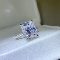 5 Carat Moissanite Zircon 925 Sterling Silver Ring Trandify Deal