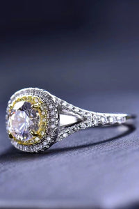 Two-Tone 1 Carat Moissanite Ring Trandify Deal