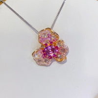 2 Carat Moissanite 925 Sterling Silver Pendant Necklace Trandify Deal