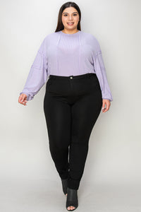 Basic Bae Full Size Ribbed Round Neck Long Sleeve T-Shirt Trandify Deal