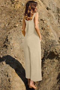 Pocketed Wide Leg Overall Trandify deal