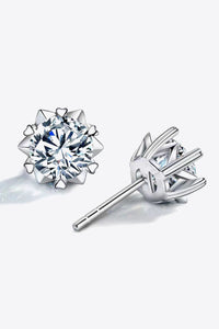 Stuck On You 4 Carat Moissanite Stud Earrings Trandify Deal