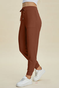 Basic Bae Full Size Air Scuba Drawstring High Waist Joggers Trandify Deal
