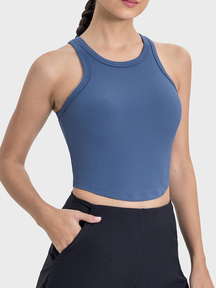 Millennia Round Neck Racerback Active Tank Trandify deal