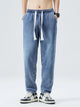 Men's Loose Fit Jeans | 100% Cotton Comfort Washed | Plus Size