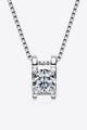 Moissanite 925 Sterling Silver Necklace Trandify deal