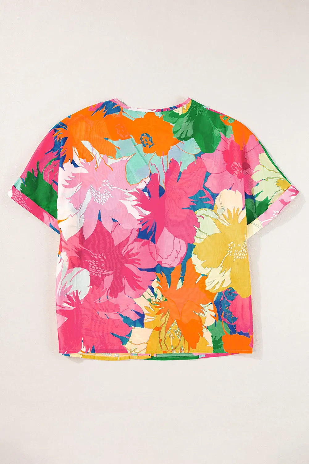 Printed Button Up Half Sleeve Shirt Trandify Deal
