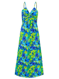 Twisted Printed V-Neck Cami Dress Trandify deal