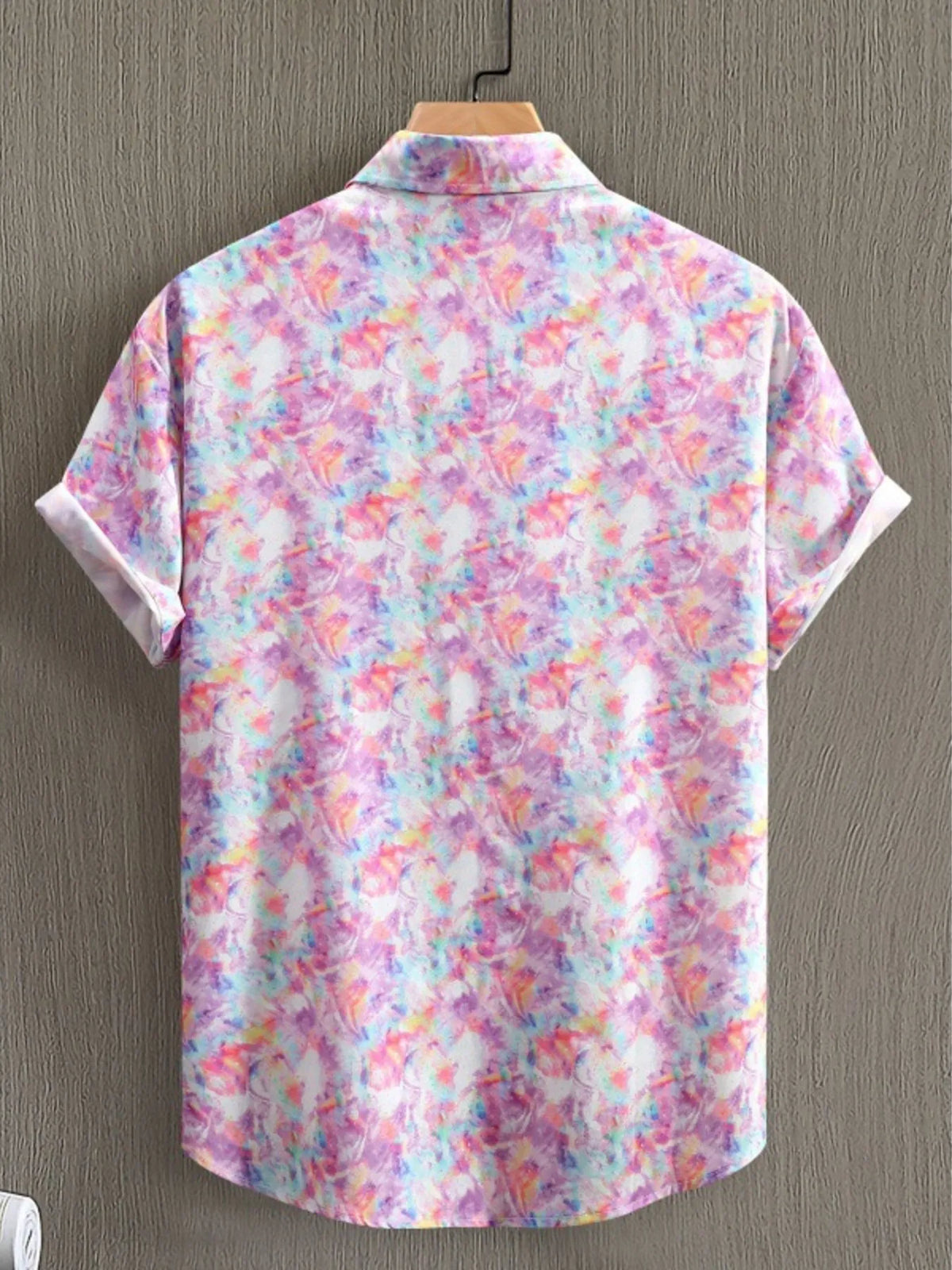 Men’s Stylish Printed Short Sleeve Casual Shirt – Trendy Summer Fashion Button-Up – Comfort Fit Lightweight Fabric