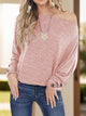 One Shoulder Long Sleeve T-Shirt Trandify Deal